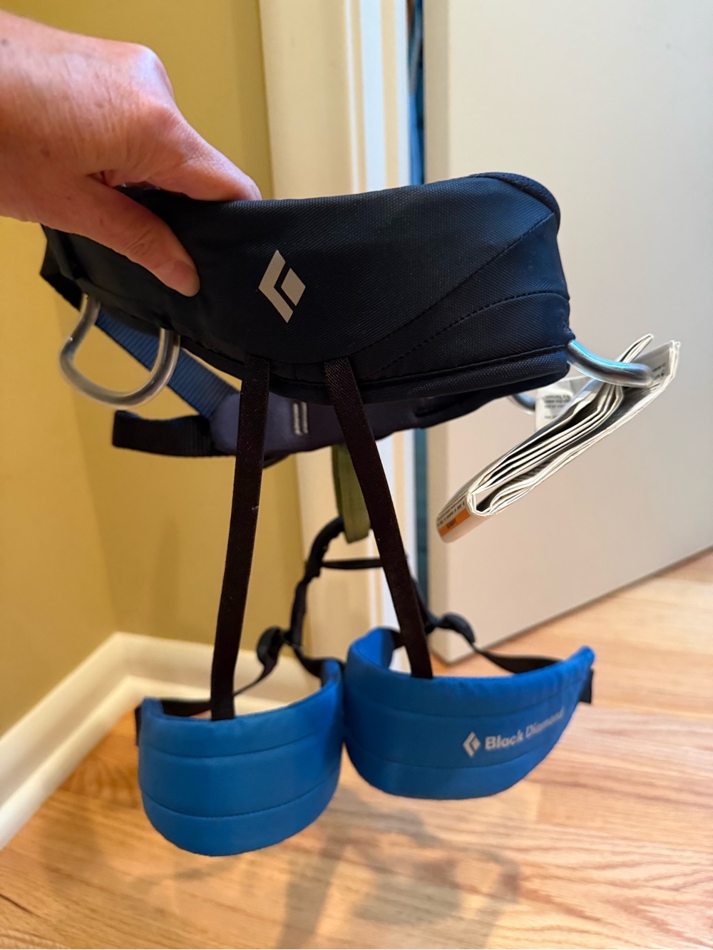 Black Diamond Kids Climbing Sit Harness in Blue and Black New